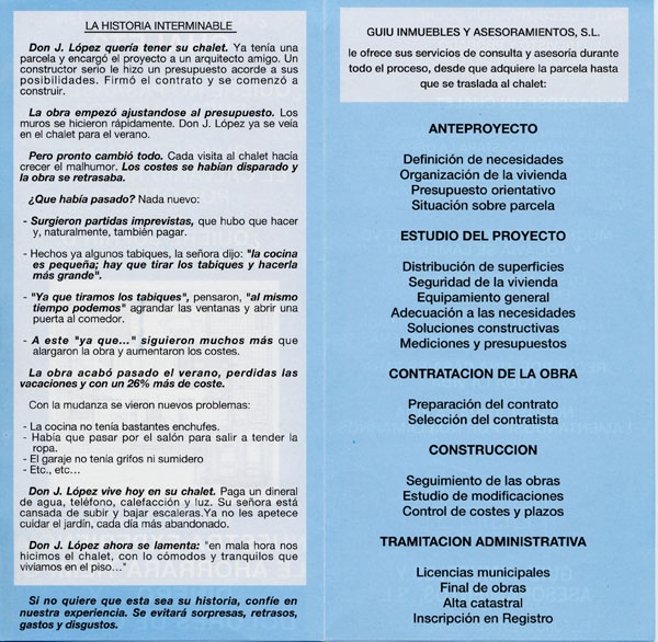 Folleto publicitario